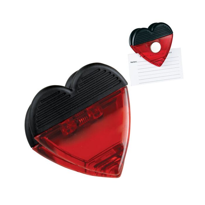 Heart Magnetic Memo Clip Thumbnail