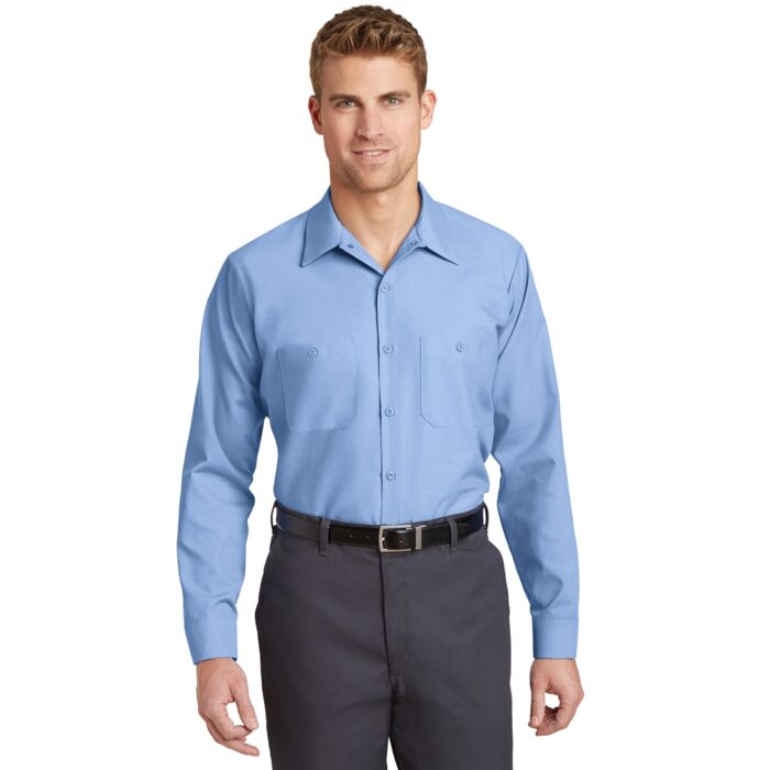 Long Size, Long Sleeve Industrial Work Shirt Thumbnail