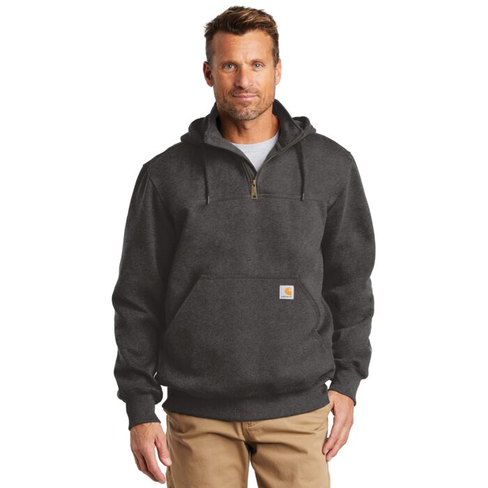 ® Rain Defender ® Paxton Heavyweight Hooded Zip Mock Sweatshirt Thumbnail